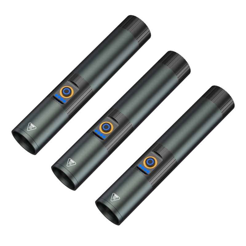 Lampe torche tactique ultra-lumineuse avec fonction zoom