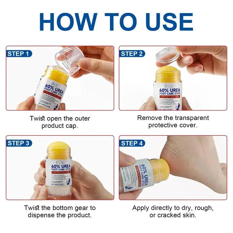 🎉Plus de 42 000 vendus 🦶 Baume hydratant intensif à l'urée pour les pieds, idéal pour les talons secs et crevassés et les peaux mortes.