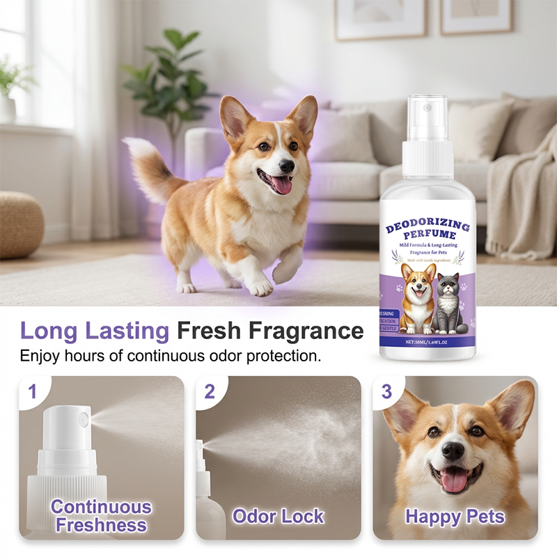 🌸 Spray parfumant désodorisant pour animaux de compagnie | Fresh-Coat Mis