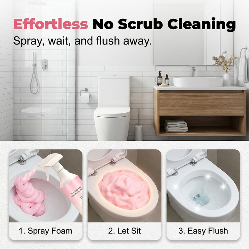 🥳 PROMOTION 2026 🥳💞 PLUS DE 50 000 EXEMPLAIRES VENDUS ! 🛁✨ Spray nettoyant multi-usage pour salle de bains