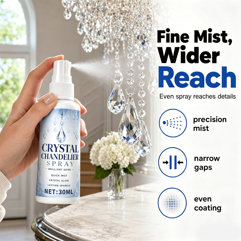 🏆 Offre spéciale du dernier jour :16.99€ ! 🔥 1 achetés 1 offerts 🎁Spray nettoyant pour lustres en cristal