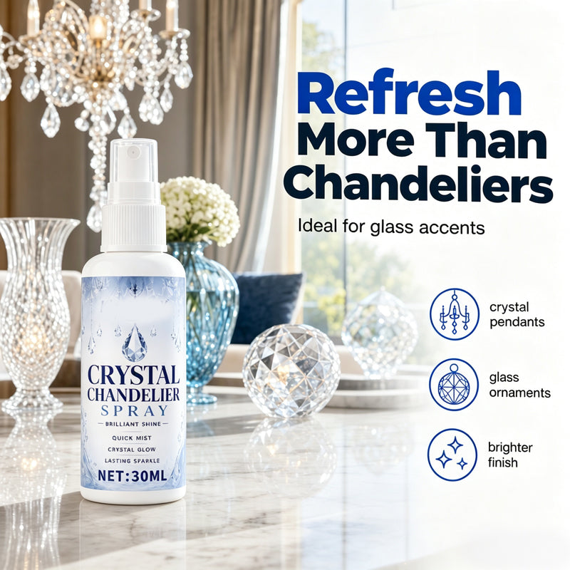 🏆 Offre spéciale du dernier jour :16.99€ ! 🔥 1 achetés 1 offerts 🎁Spray nettoyant pour lustres en cristal