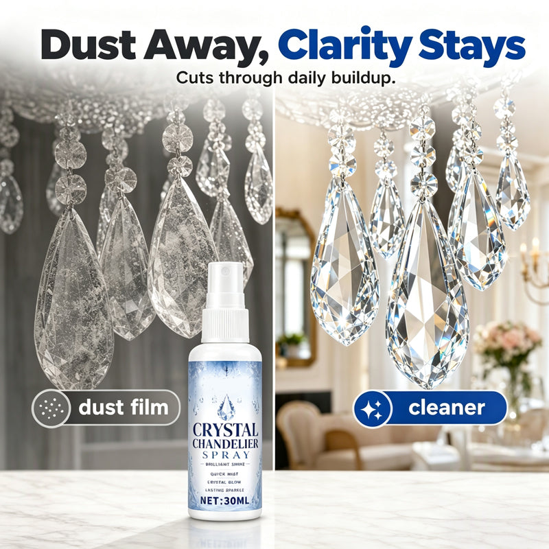 🏆 Offre spéciale du dernier jour :16.99€ ! 🔥 1 achetés 1 offerts 🎁Spray nettoyant pour lustres en cristal