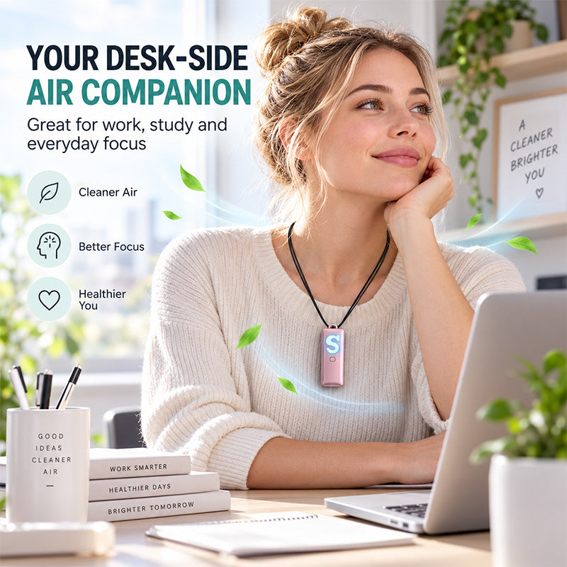 Mini purificateur d'air portable à ions négatifs