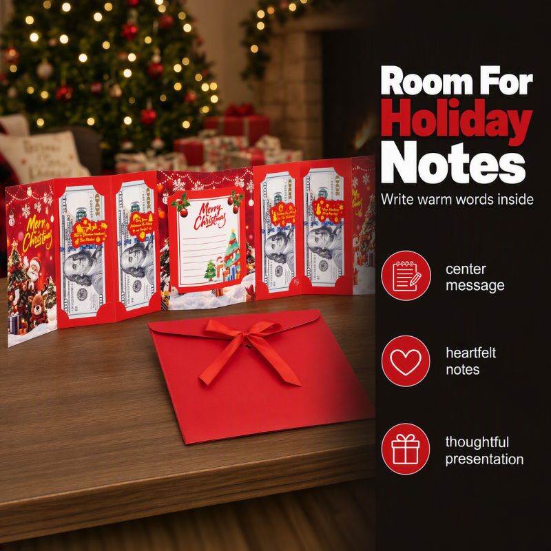 🔥 50% DE RÉDUCTION ! ✨Carte-cadeau festive