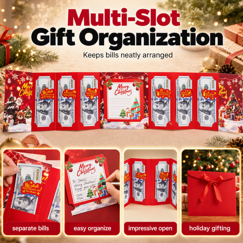 🔥 50% DE RÉDUCTION ! ✨Carte-cadeau festive