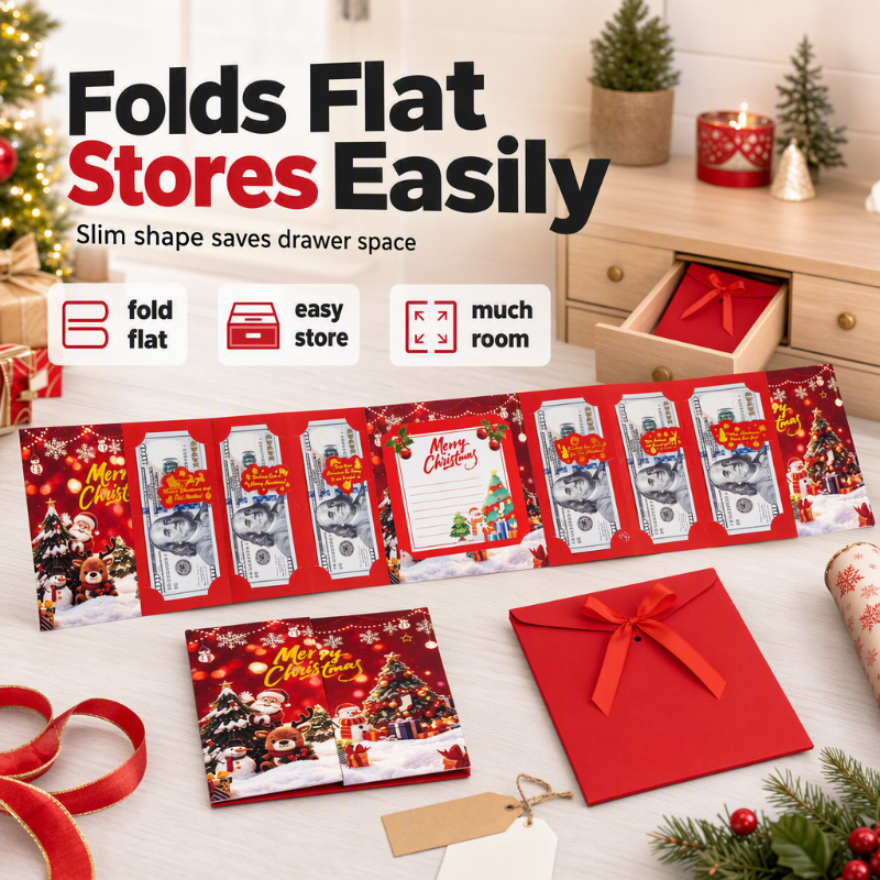 🔥 50% DE RÉDUCTION ! ✨Carte-cadeau festive