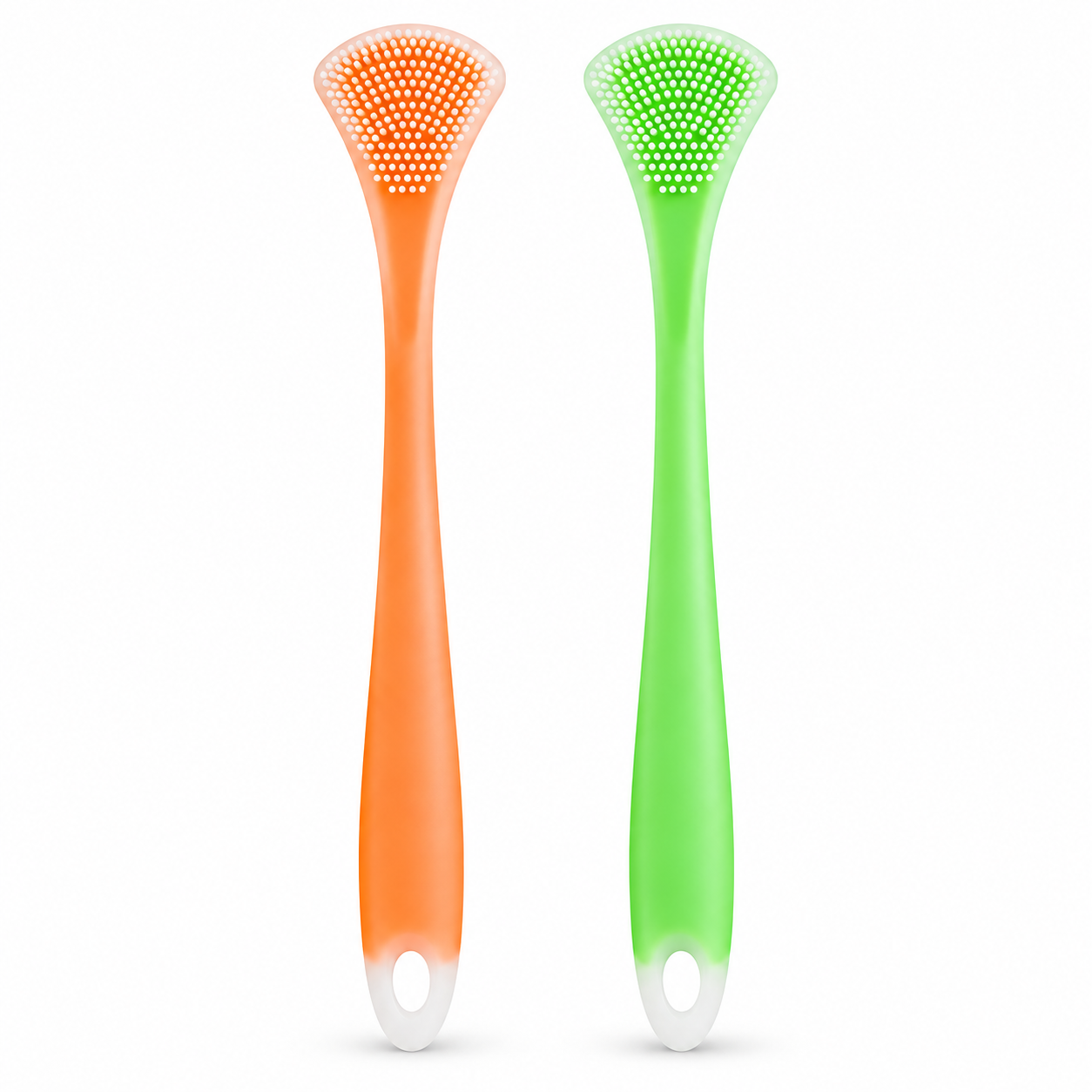 💥🔥‑50% Réduction  ! Grattoir lingual silicone double face 🦷 Ergonomique, nettoyage en douceur, soin bucco‑dentaire au quotidien 💧