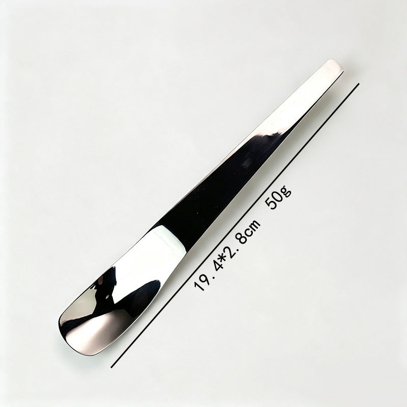 🔥‑50% Réduction ! Cuillère dessert acier inoxydable 🥄 Manche long ergonomique, résistante, idéale pour cuisiner et déguster ✨