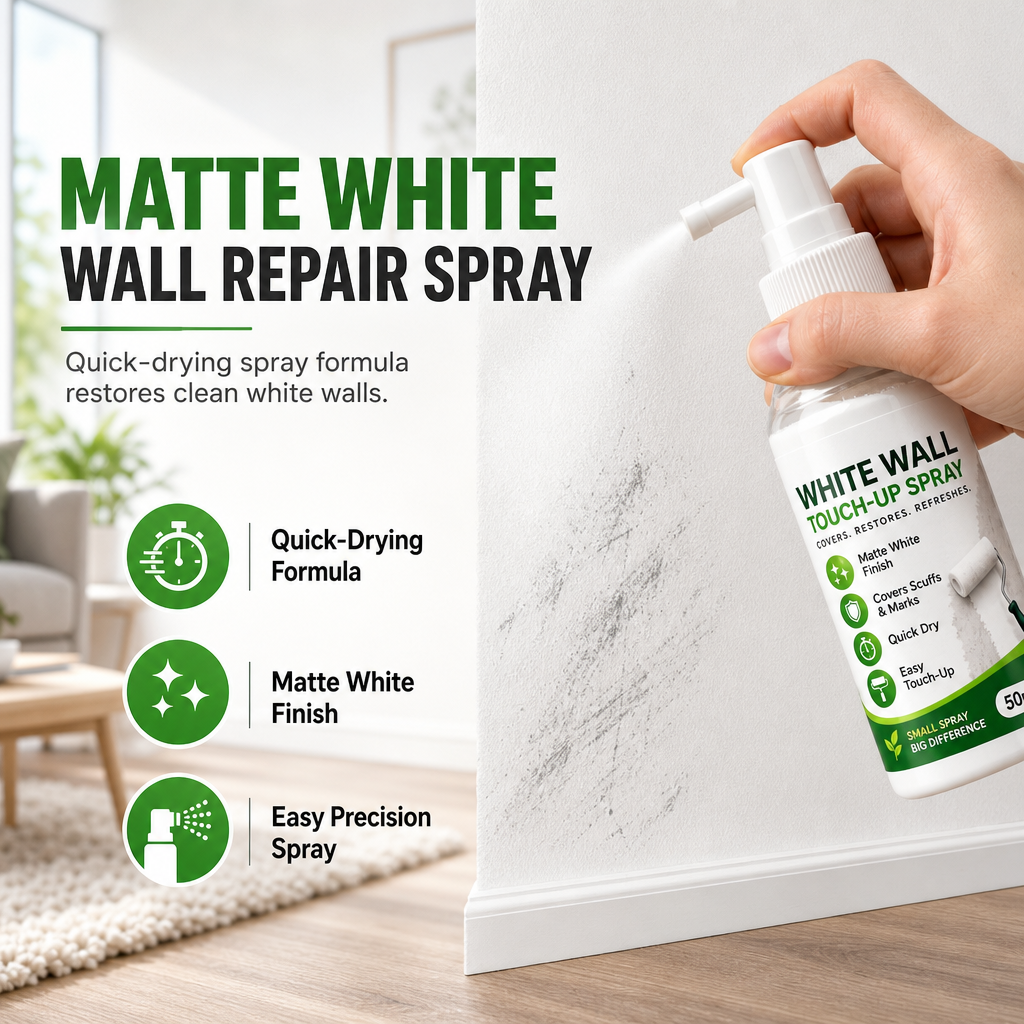 Peinture de retouche pour murs blancs en aérosol