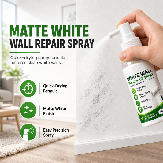 Peinture de retouche pour murs blancs en aérosol