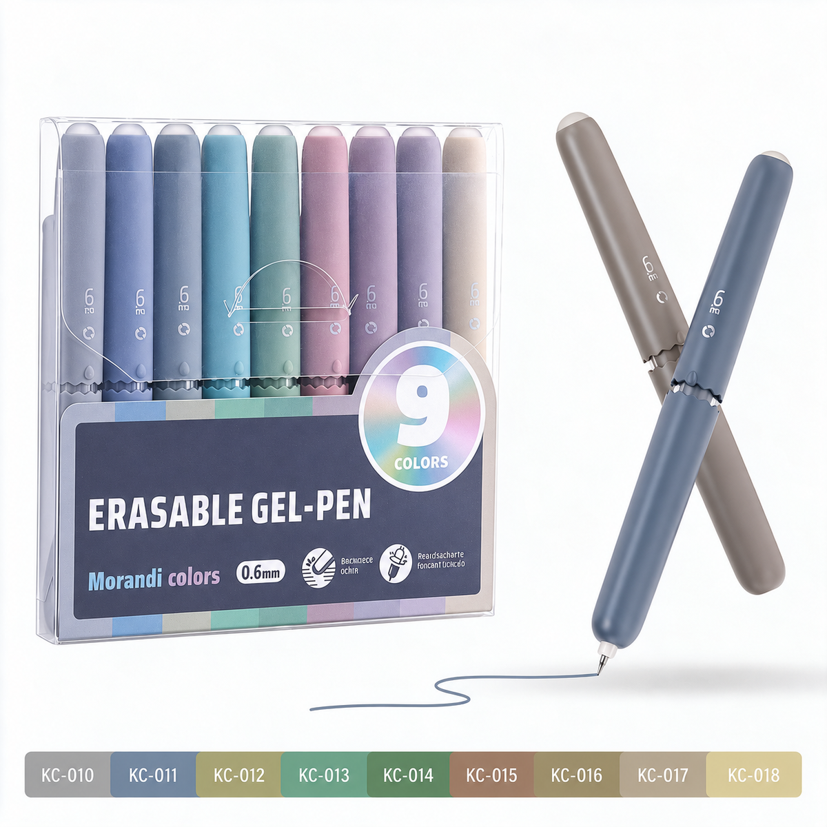 🔥 50% DE RÉDUCTION ! ✨Écrivez et effacez en un clin d'œil ! Stylos gel effaçables 8 couleurs, sans salissures