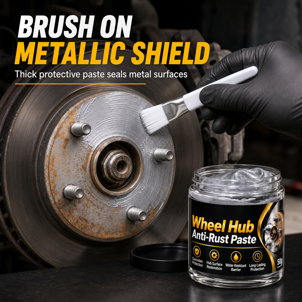 🔥‑50% de réduction ! Pâte antirouille pour moyeux de roue auto 🛞 Protège le métal, anti-corrosion, application simple ✨