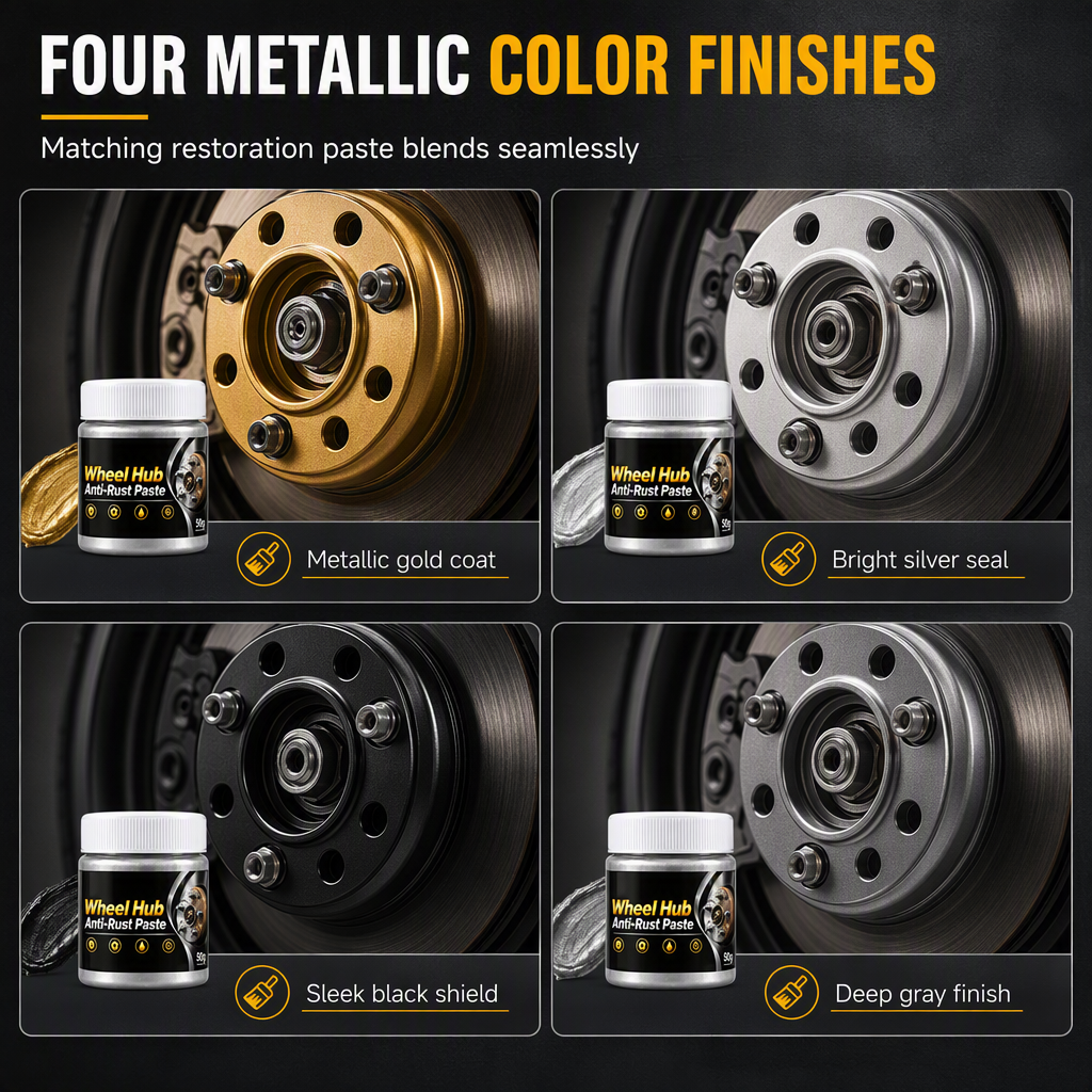 🔥‑50% de réduction ! Pâte antirouille pour moyeux de roue auto 🛞 Protège le métal, anti-corrosion, application simple ✨
