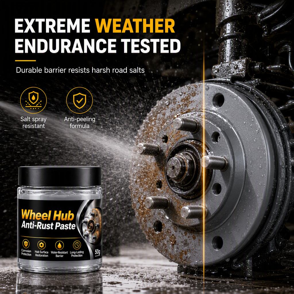 🔥‑50% de réduction ! Pâte antirouille pour moyeux de roue auto 🛞 Protège le métal, anti-corrosion, application simple ✨