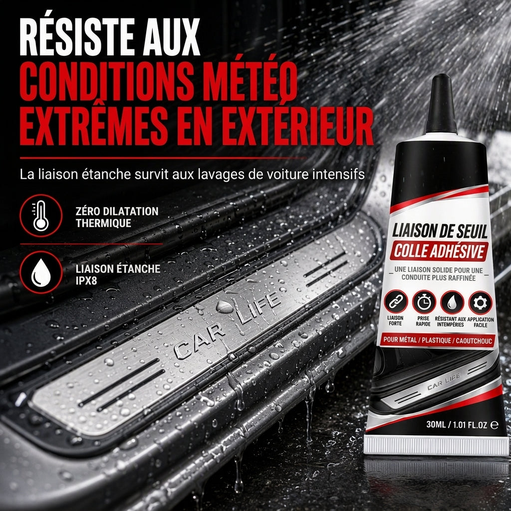 🔥‑50% de réduction ! Colle adhésive garniture auto à séchage rapide 🚗 Forte adhérence, réparation facile pour finitions véhicule ✨