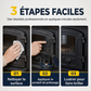 Cirage pour poêle en fonte avec éponge