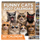 Calendrier mural Chats Rigolos 2027