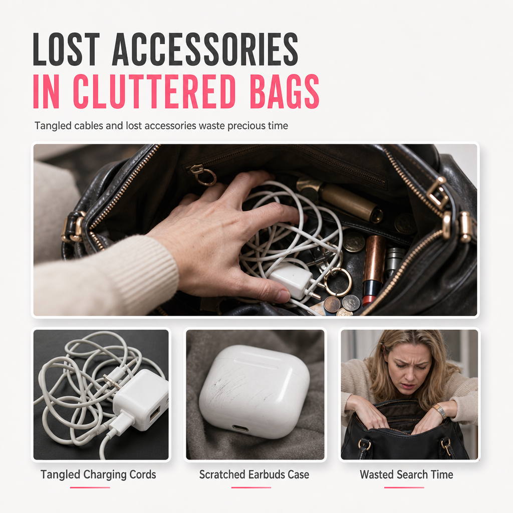 🔥 50% DE RÉDUCTION ! ✨Repérez n'importe quel câble en un clin d'œil ! Pochette transparente à clipser « No-Dig »