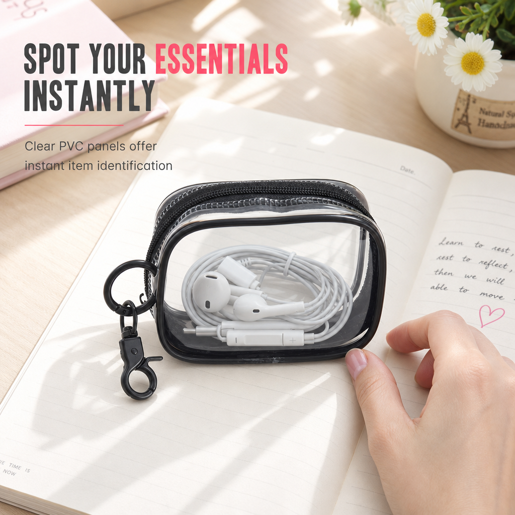 🔥 50% DE RÉDUCTION ! ✨Repérez n'importe quel câble en un clin d'œil ! Pochette transparente à clipser « No-Dig »