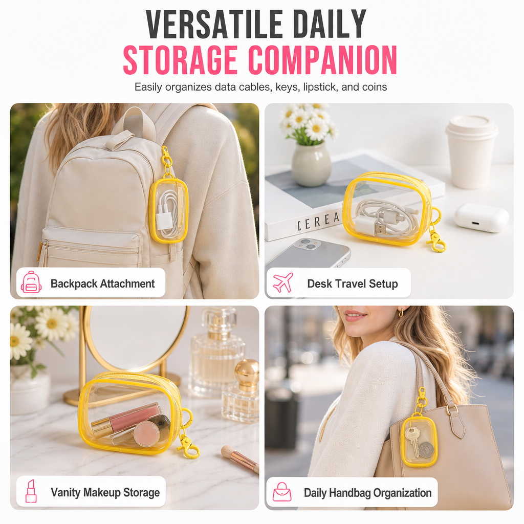 🔥 50% DE RÉDUCTION ! ✨Repérez n'importe quel câble en un clin d'œil ! Pochette transparente à clipser « No-Dig »