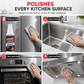 Spray nettoyant et polissant multifonctionnel pour acier inoxydable