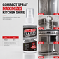 Spray nettoyant et polissant multifonctionnel pour acier inoxydable