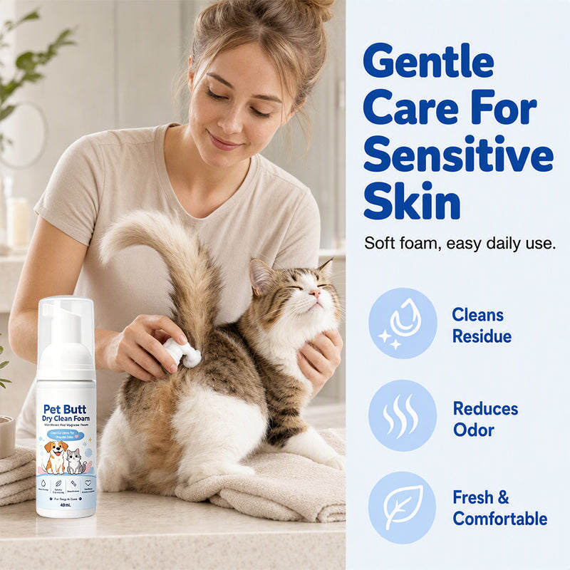 🔥Offre à durée limitée : 50 % de réduction🔥Mousse nettoyante sans rinçage pour les fesses des chiens et des chat
