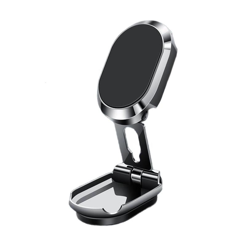 Support magnétique de téléphone de voiture rotatif et pliable