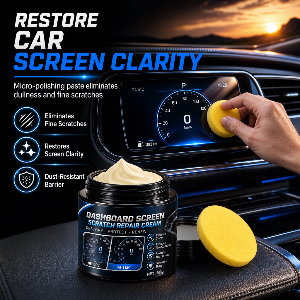 🚗 OFFRE LIMITÉE : 50 % DE RÉDUCTION ! 🔥 Crème de réparation des rayures pour le tableau de bord et la console central