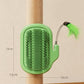 Accessoire d'angle 2-en-1 pour le toilettage autonome des animaux avec baguette à plumes