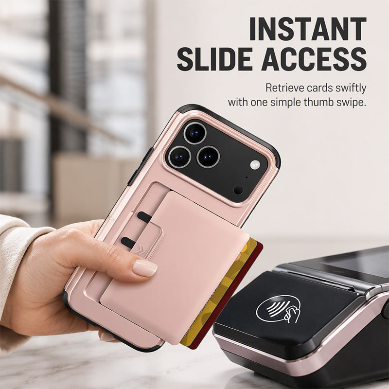 Étui de protection antichoc pour téléphone avec porte-cartes