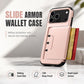 Étui de protection antichoc pour téléphone avec porte-cartes