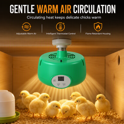 🐣 50% DE RÉDUCTION! 🌡️ Chauffage couveuse intelligent – Température précise & sécurisé ✨
