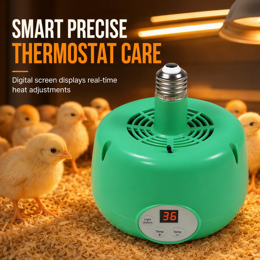 🐣 50% DE RÉDUCTION! 🌡️ Chauffage couveuse intelligent – Température précise & sécurisé ✨