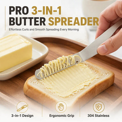 🧈50% DE RÉDUCTION ! Couteau à beurre multifonction acier inoxydable, tartiner facilement, idéal pour sandwiches et apéritifs ✨🥪
