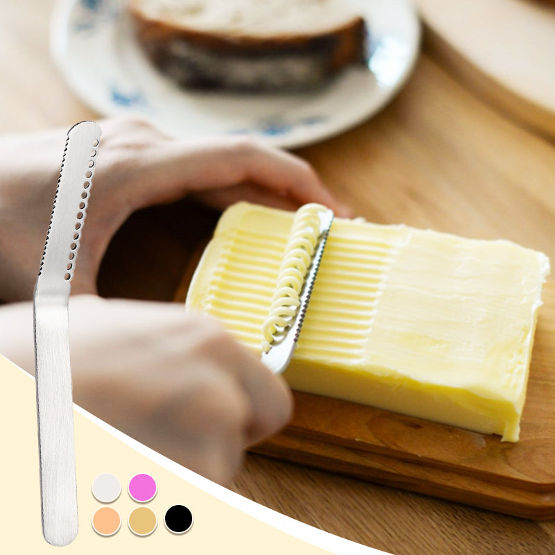 🧈50% DE RÉDUCTION ! Couteau à beurre multifonction acier inoxydable, tartiner facilement, idéal pour sandwiches et apéritifs ✨🥪
