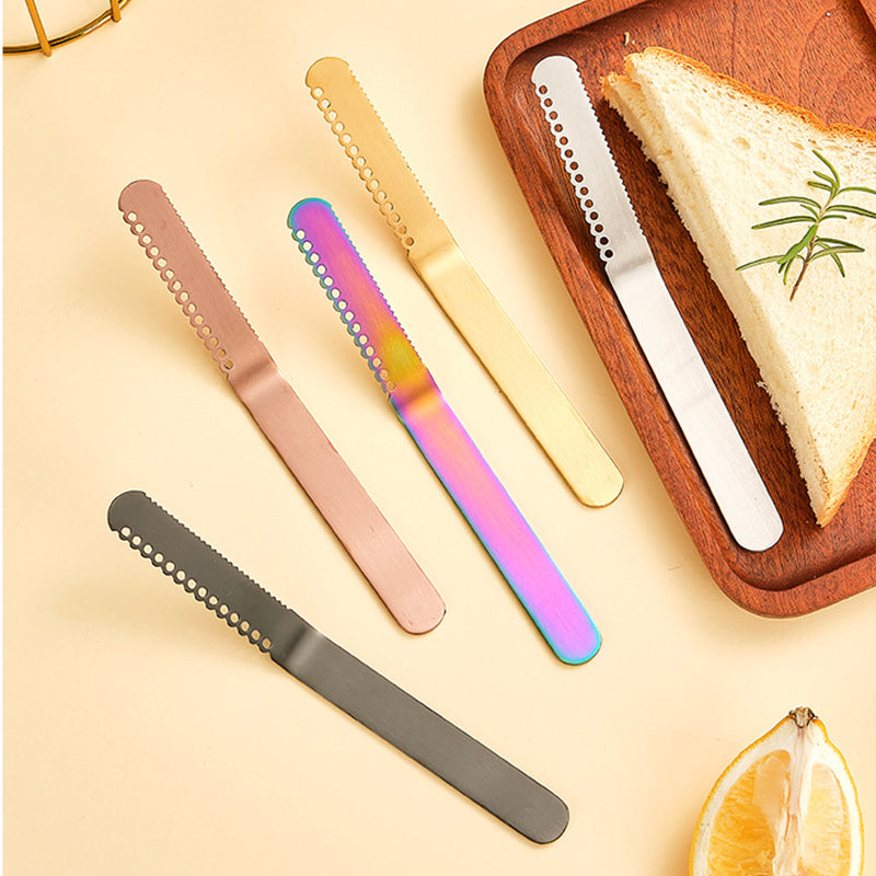 🧈50% DE RÉDUCTION ! Couteau à beurre multifonction acier inoxydable, tartiner facilement, idéal pour sandwiches et apéritifs ✨🥪