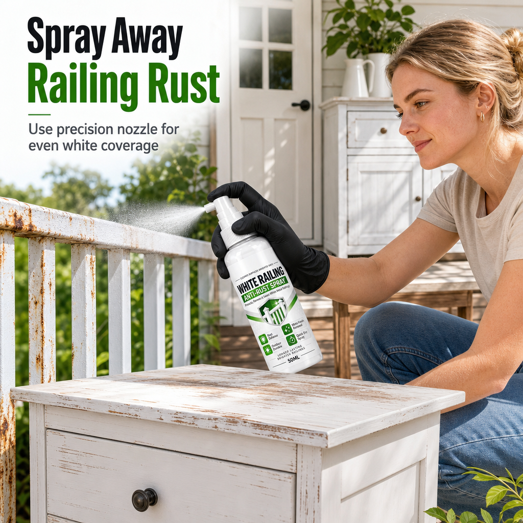 Spray de réparation blanc pour le bois : portes, tables et armoires
