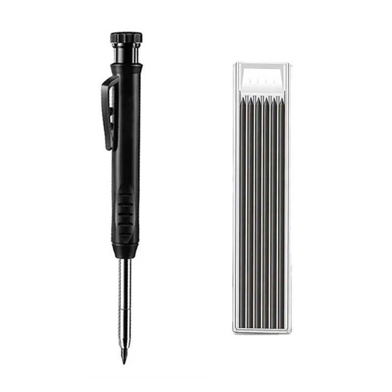 Crayon de charpentier multifonction à séchage rapide avec taille-crayon