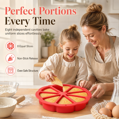 🍰50% DE RÉDUCTION ! Moule à gâteau silicone 8 cavités triangulaire, anti-adhérent, démoulage facile pour pâtisserie ✨