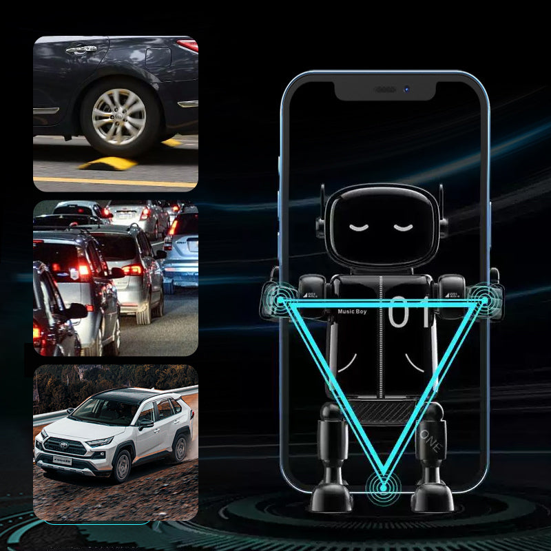 🎉🎉Offre limitée dans le temps : 1 acheté, 1 gratuit🚗🚗 Support de téléphone de voiture universel Robot Creative