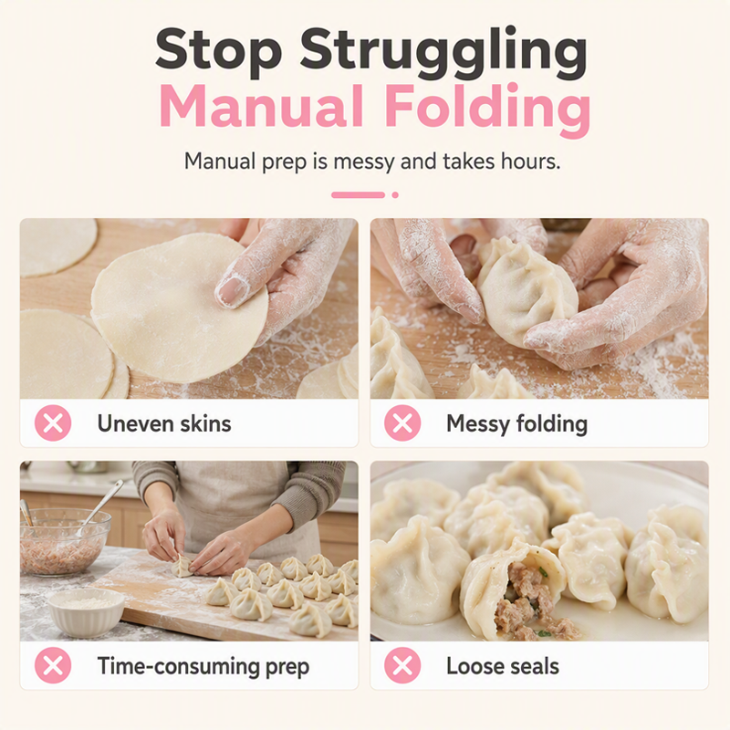 🔥 50% DE RÉDUCTION ! ✨Presse manuelle pour raviolis, idéale pour les débutants