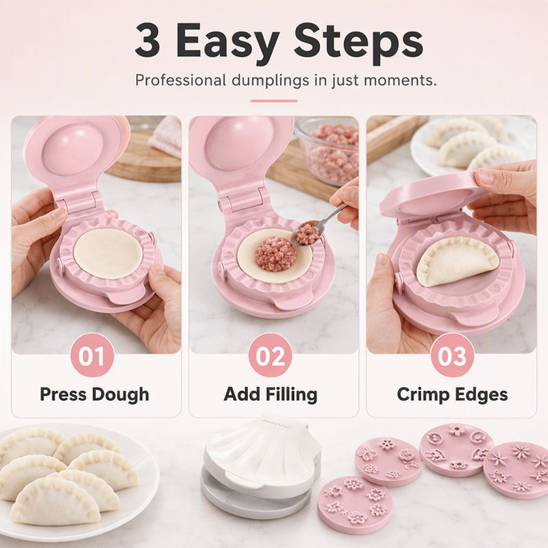🔥 50% DE RÉDUCTION ! ✨Presse manuelle pour raviolis, idéale pour les débutants