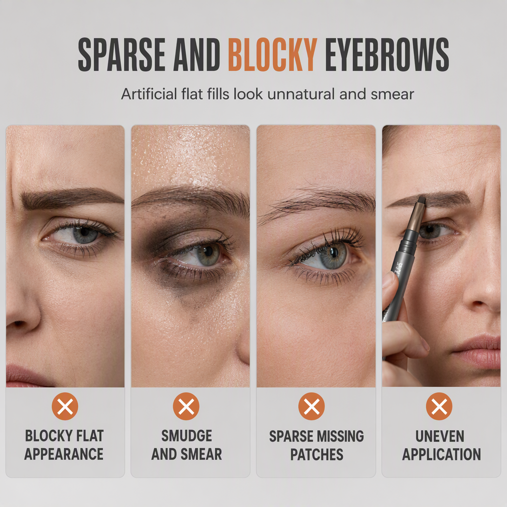 ⏳Offre spéciale à durée limitée⏰Stylo à sourcils liquide avec pointe pinceau fine