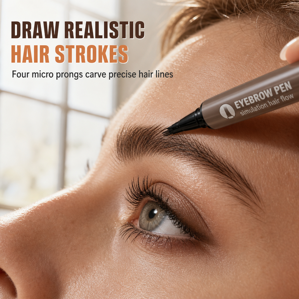 ⏳Offre spéciale à durée limitée⏰Stylo à sourcils liquide avec pointe pinceau fine