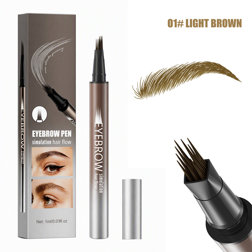 ⏳Offre spéciale à durée limitée⏰Stylo à sourcils liquide avec pointe pinceau fine