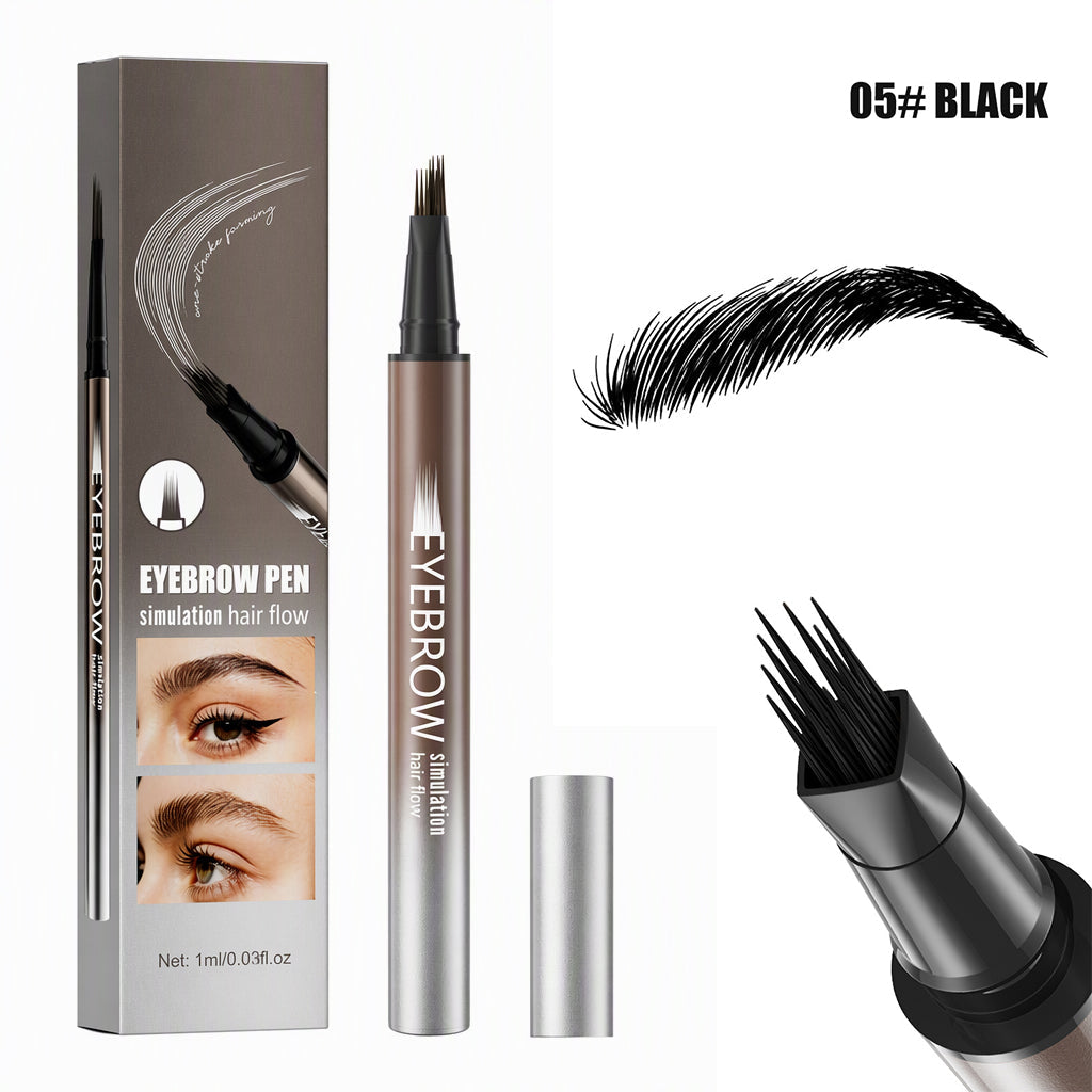 ⏳Offre spéciale à durée limitée⏰Stylo à sourcils liquide avec pointe pinceau fine