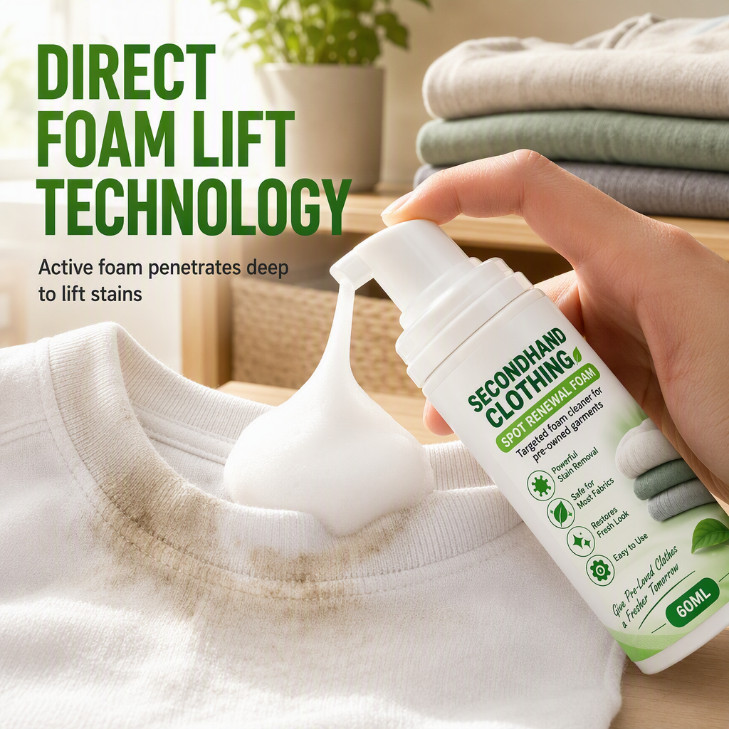 🧼 Mousse détachante pour vêtements sans rinçage