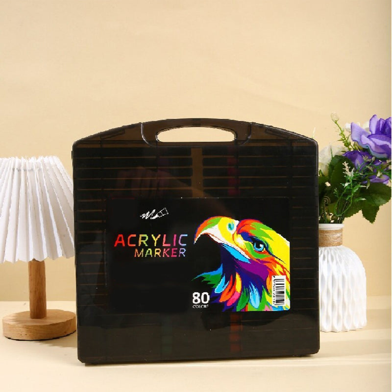 🔥PROMO -53%✨Marqueur à peinture acrylique double pointe, séchage rapide, pour dessin & bricolage🎨